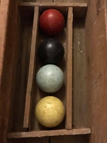 Antique F.H Ayers Club Croquet Game Set - Picture 6 of 9