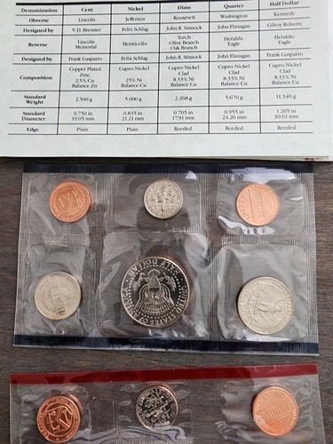 1989 Uncirculated Coin Set US W/COA - Picture 8 of 9