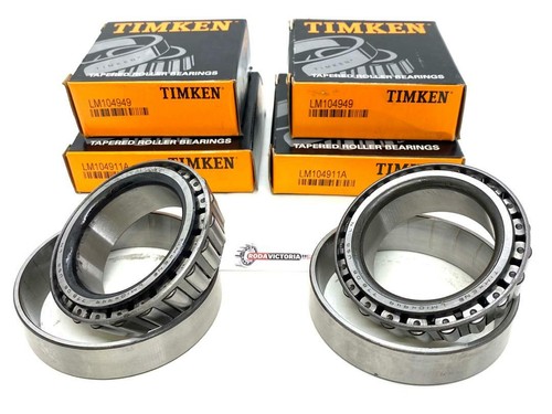 LM104949 LM104911A Timken Differential Bearings Front New F250 Truck F350 F450 - Picture 2 of 5