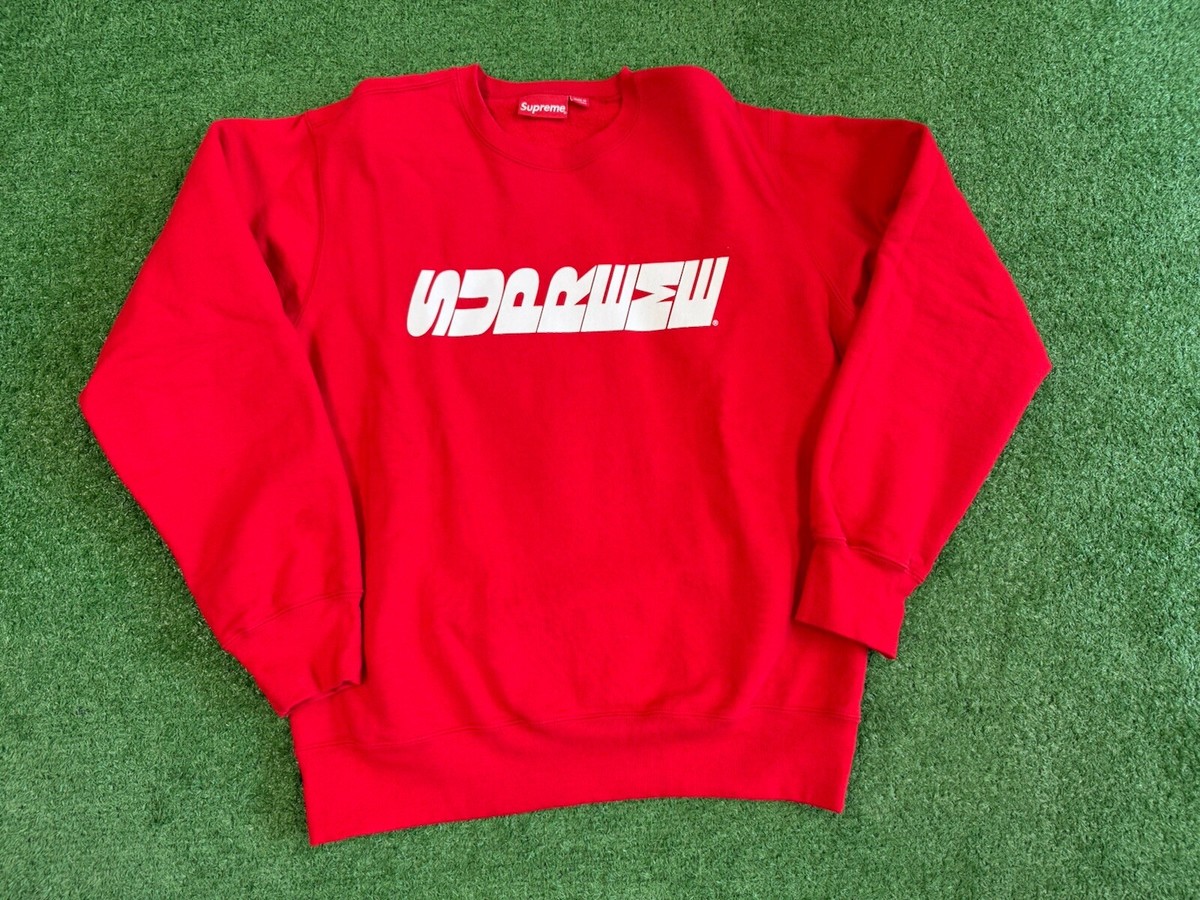 Supreme Breed Crewneck Red FW19 Size Large Authentic Rare OG
