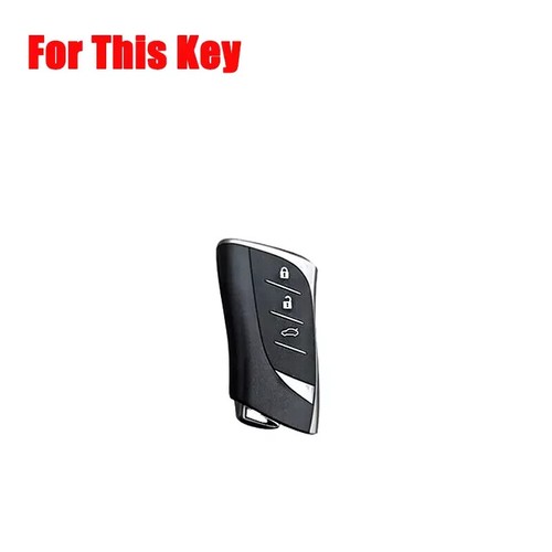 Car Remote Key Fob Cover Case Shell For Lexus ES NX RX LX LS LC500 UX250 2024 - Picture 2 of 4