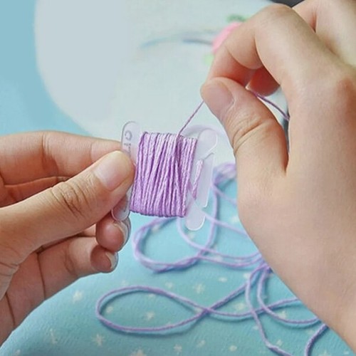 Plastic Bobbins Embroidery Floss&Craft Storage Cross Stitch Thread Holder UK - Picture 14 of 26