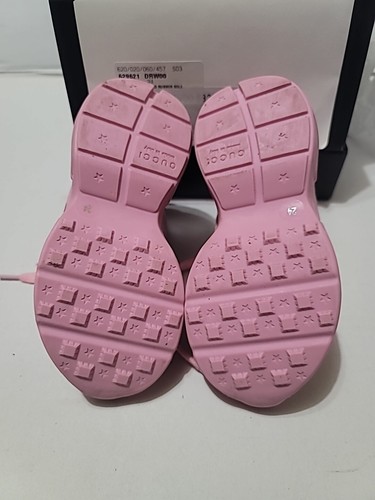 GUCCI - Rhyton Mystic Cat Pink TODDLER SNEAKERS - Size EU 24 - US 8T - Used - Picture 9 of 10