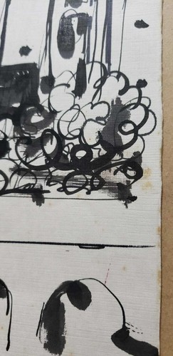 Antique Painting on Paper - Signed_ Dalí / Attrib / FINE Art - Picture 3 of 4