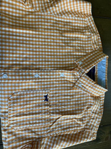 Jack Thomas Boys—Orange Long Sleeve/Buttom-Down Size Large - Picture 3 of 6