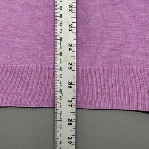 Peter Millar 1/4 Quarter Zip Excursionist Flex Sweater Mens L Large Purple  - Picture 11 of 13