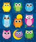 Colorful Owls Prize Pack Stickers 9781604189681 by Carson-dellosa Publishing
