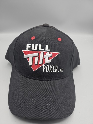 NEW Men’s FULL TILT POKER Main Event Baseball Hat NWT Felt Corduroy Adjustable