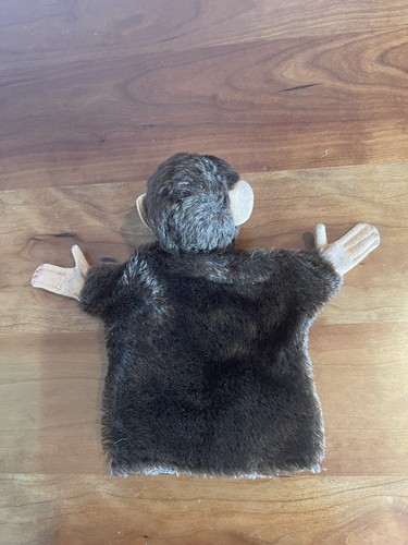 Antique Steiff mohair hand puppet brown monkey chimpanzee excellent color lovely - Picture 3 of 12