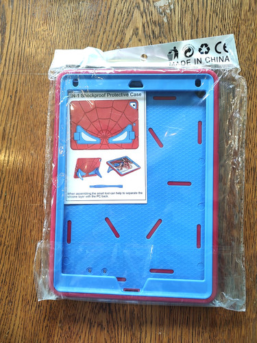 Ipad 9.7 Inch Red, For Kids, Spiderman With Kickstand Legs New Armorbox PC - Picture 4 of 5
