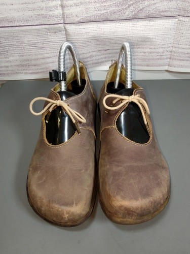 Sergio Tomani Tie-Up Brown Hand-Sewn Leather Shoes, Size 36 Made in Columbia - Picture 5 of 10