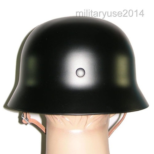 WW2 WWII German Army Elite M1935 M35 Steel Helmet M35 Helmet Black - Picture 4 of 5