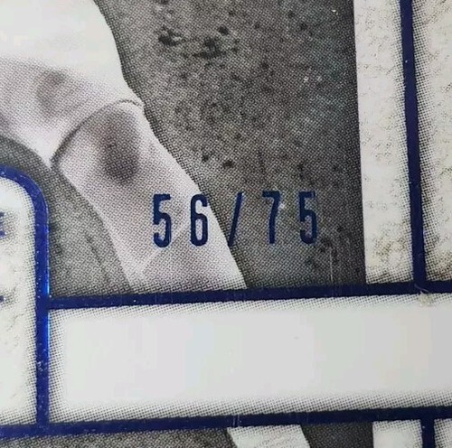 Isaiah Spiller - Leaf Ultimate Draft 2022 - Chargers - Auto - Blue - RC - /75 - Bild 2 von 3