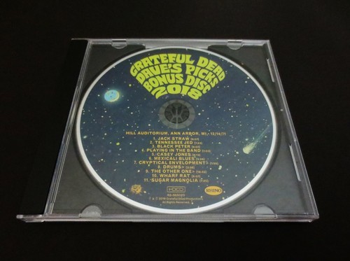 Grateful Dead Dave's Picks 2018 Bonus Disc CD Michigan Ann Arbor UM 12/14/1971 - Picture 6 of 12