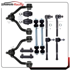 For 1995-2000 GMC Chevy K1500 K1500 Front Upper Control Arm Sway Bar Tie Rod End