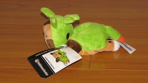 Schlafendes Chespin Pokemon Center Poke Plüschtier Kuttari Cutie Sitzsack Puppe NEU - Bild 2 von 6