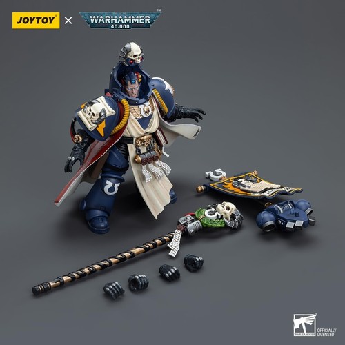 JOYTOY Warhammer 40,000 1/18 Action Figure Ultramarines Chief Librarian Tigur... - Picture 6 of 6