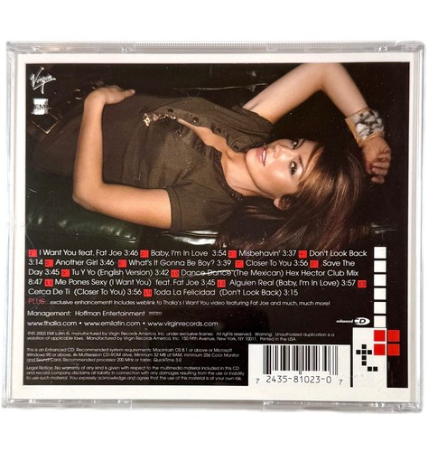 THALIA by Thalia Audio CD 2003 EMI Latin FAT JOE Pop ME PONES SEXY (I Want You) - Picture 2 of 5