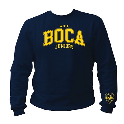 Boca Juniors La Doce Jugador Argentina ARG Pullover Sweatshirt S-4XL navy Sterne