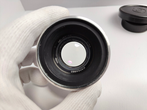 MMZ Helios 44 2/58 Soviet lens M39, M42, Silver Bokeh portrait lens - Picture 2 of 11