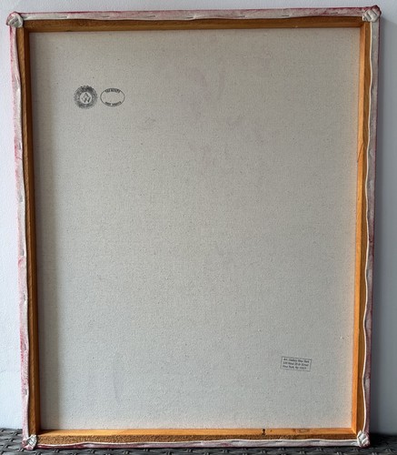 ANDY WARHOL OIL ON CANVAS PAINTING SIGNED AND SEALED STAMPED 71CM X 57CM - Picture 5 of 7