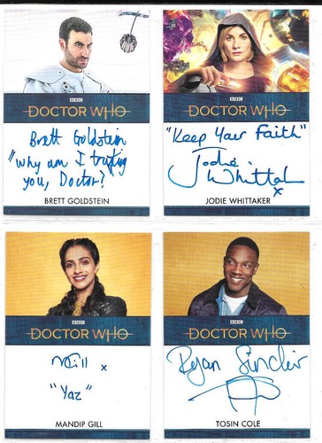 2022 Doctor Who Series 11 & 12 Autograph Card Selection NM Rittenhouse   - Picture 1 of 141