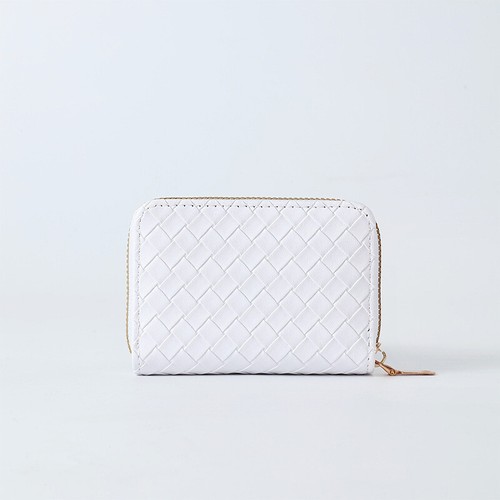 Fashion Woven Women's Wallet Short And Simple Card Bag Zipper Coin Purse J1❤ - Picture 18 of 18