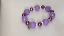 Playful Unicorn Bracelets stretchable with beads - Handmade jewelry
