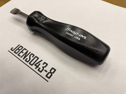 Snap-on Tools USA NEW BLACK Hard Handle Large Dzus Fastener Screwdriver S6180 - Picture 3 of 7