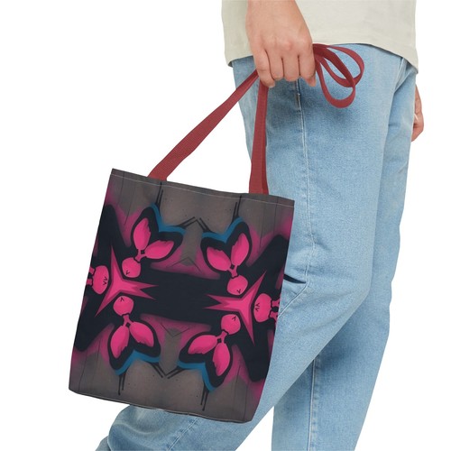 New Vibrant Floral Tote Bag, Colorful Shopping Bag, Art Print Tote - Picture 20 of 21