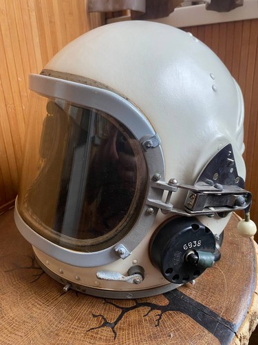 ☭ Helmet GSh-6А USSR Soviet, High Altitude Flight, MIG Pilots, Russian Air Force - Picture 5 of 24