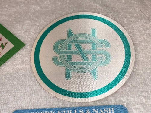 CROSBY STILLS NASH 4 UNUSED 1988 BACKSTAGE CONCERT TICKET PASSES CSN PASS USA - Picture 5 of 8