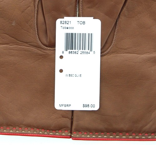 Coach Women's Leather Gloves, Cashmere Lined, Wrist Length 82821 MSRP $98 - Picture 10 of 12