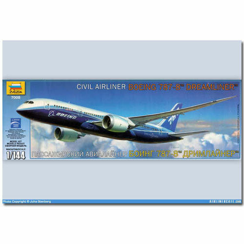 Kit modelo de avión ZVEZDA 7008 Boeing 787 Dreamliner escala 1:144 - Imagen 1 de 2