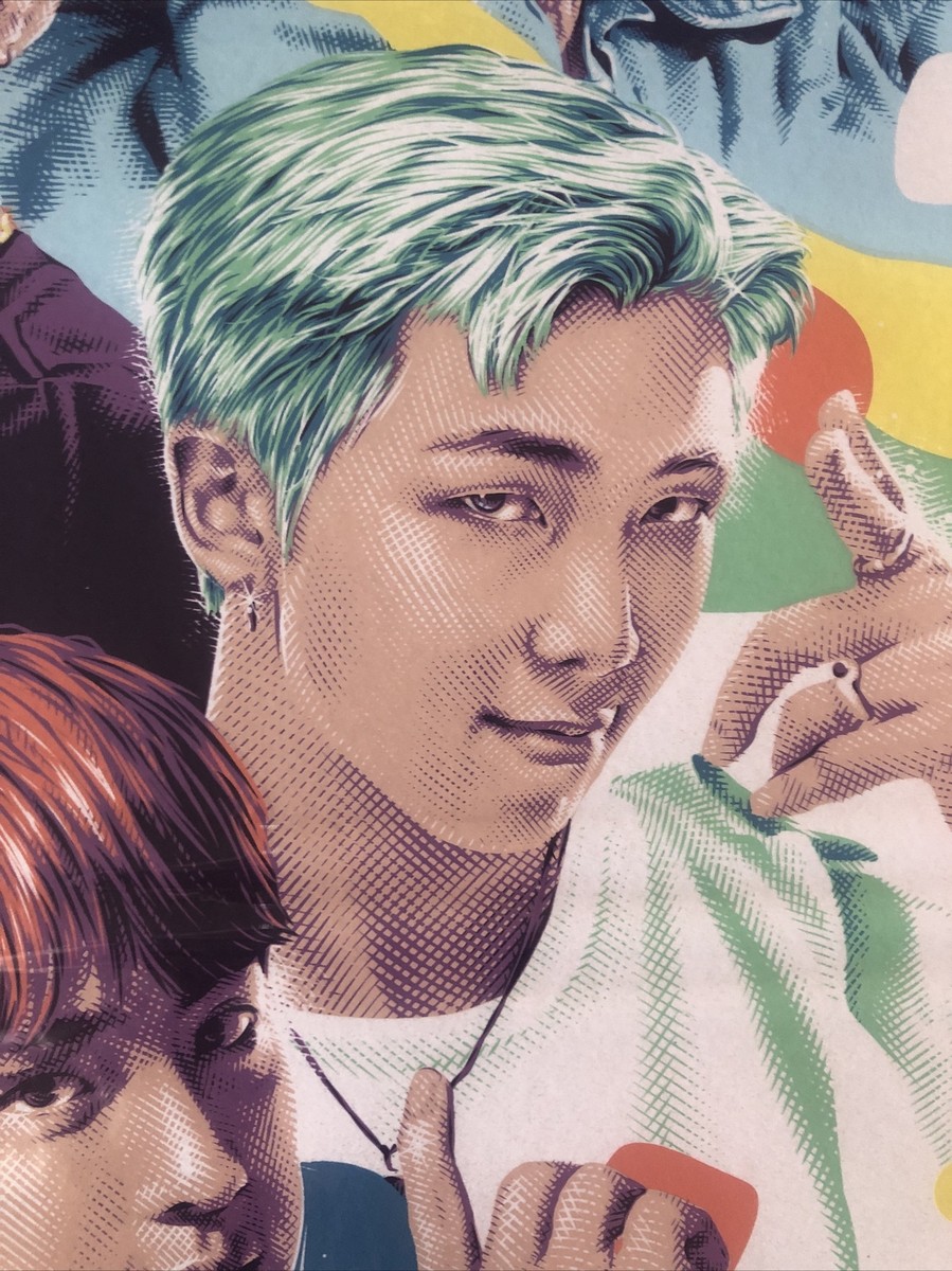 防弾少年団(BTS) - BTS⭐️稀少⭕️Dynamite Fine Art Print アートプリント BTS: Dynamite” Fine Art Print Poster Jin J-hope Jimin V Jung