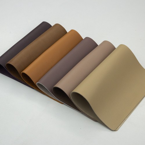 6pcs Leather scraps Italian leather nappa - Picture 4 of 11