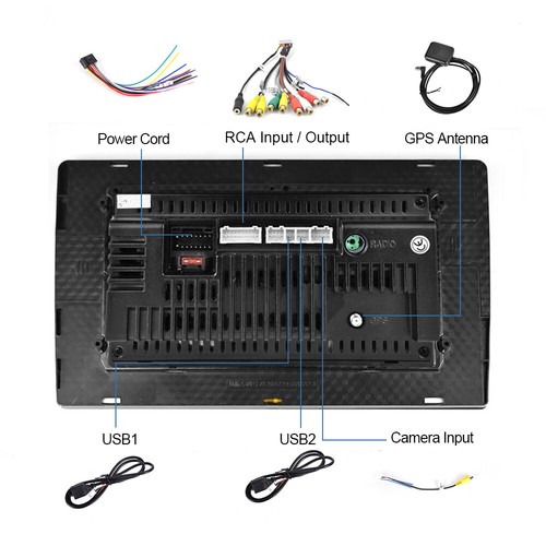 For Toyota Camry 2000-2006 Android Carplay Car Stereo Radio GPS Navi 64G Camera - Picture 7 of 20