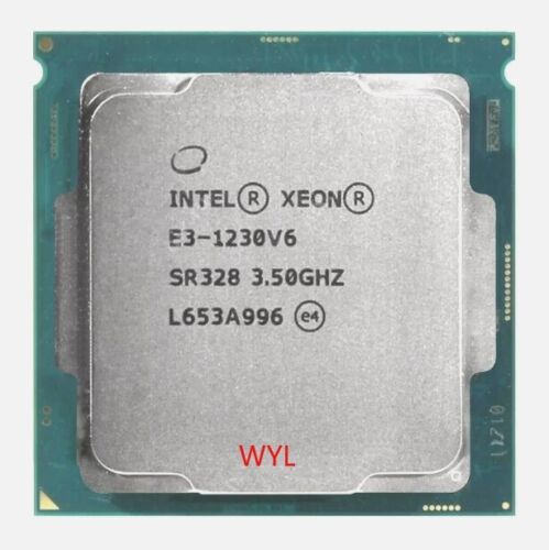 Intel Xeon E3-1230 V6 LGA1151 CPU Processor SR328 3.50 GHz Quad Cores - Picture 2 of 4