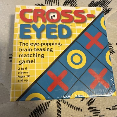 CROSS-EYED BRAIN-TEASING EYE-POPPING CARD GAME MINDWARE Ages 10+ 2004     