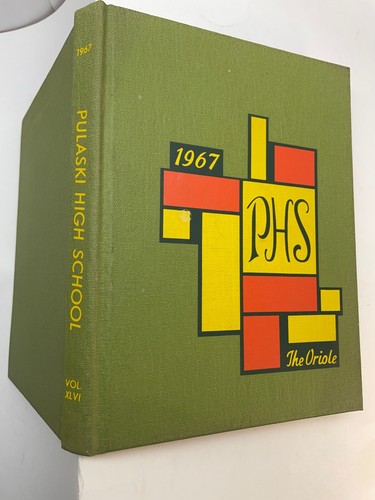 Original 1967 Pulaski Virginia High School Jahrbuch THE ORIOLE