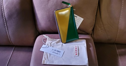 MARNI two-tone Continental wallet Made in Italy - Picture 7 of 11