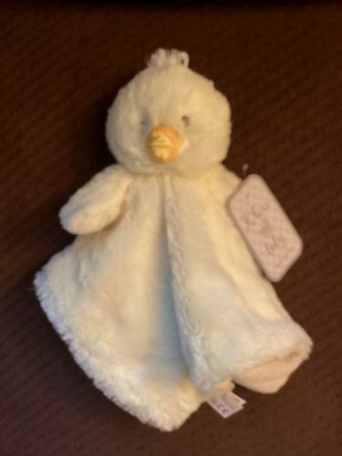Kellytoy K Luxe gelbe Ente Plüsch Baby Decke Lovey Rassel Spielzeug mit Etikett - Bild 2 von 7