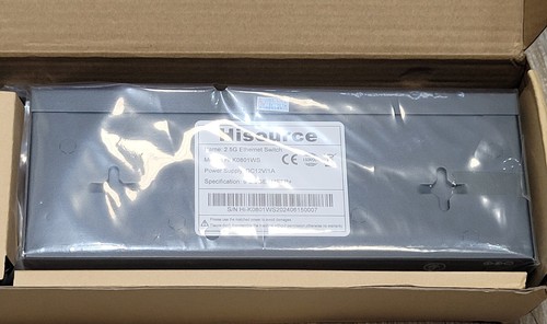 Hisource 8 x 2.5G Gbps Port Network Switch 1 x 10G Gbps Port SFP+ UK Plug - Picture 5 of 7