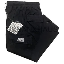 PRO CLUB MEN'S FLEECE CARGO SWEATPANTS HEAVYWEIGHT *5 COLORS  XS-3XL