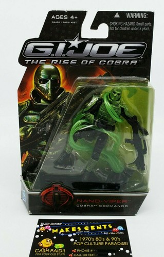Figura de acción 2009 G.I Joe Nano Viper Cobra Cammando 4" Rise Of Cobra Hasbro NUEVO - Imagen 1 de 2
