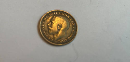 1918 BRITISH HALF PENNY KING GEORGE V D-1 - Picture 6 of 10