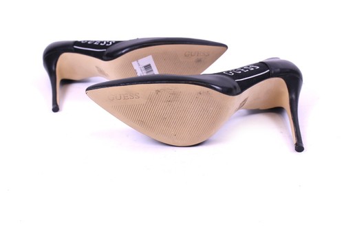 GUESS Damen Pumps Highheel Schuhe Stiletto EUR 40 UK 6,5 Leder Schwarz - Bild 6 von 6