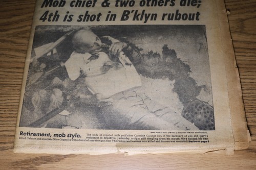 Carmine Godfather Galante Slain Daily News Juli 1979 The Cigar Lilo NY Mafia Mob - Bild 3 von 10