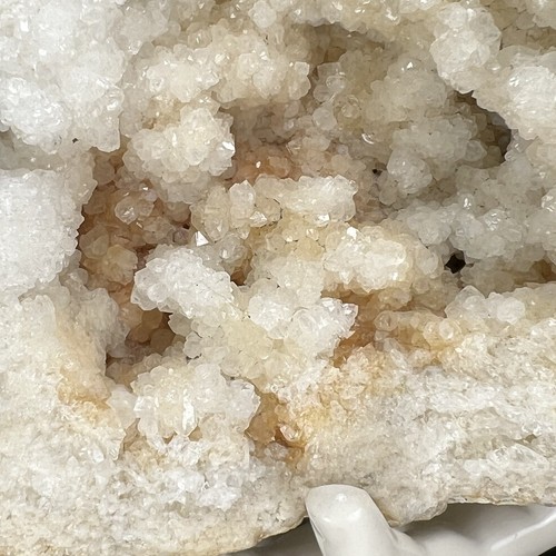 Large Geode 6-3/4” Natural Golden Healer Quartz Crystal Cluster 4.5Lb Specimen - Picture 4 of 9