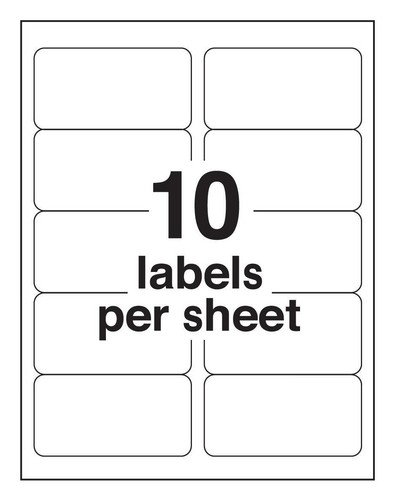 10,000 Economy Address Labels 2 x 4